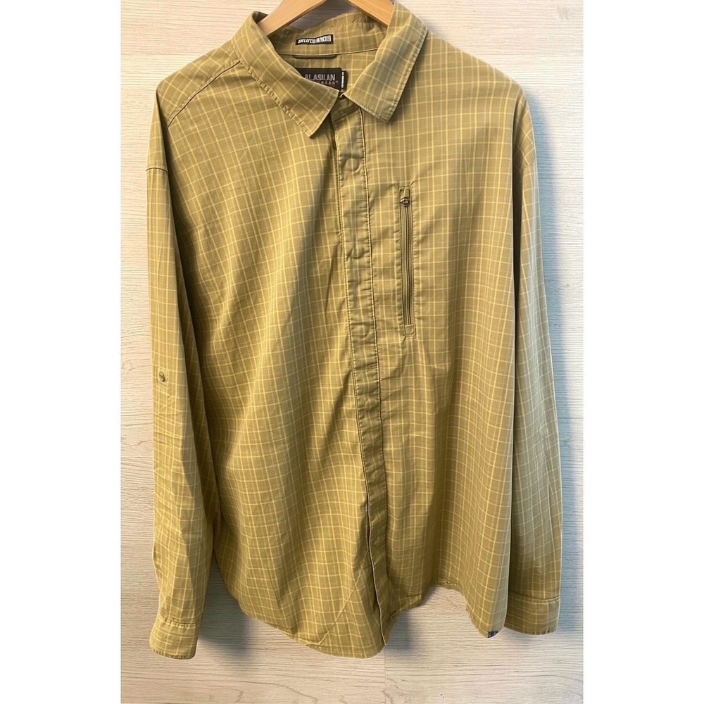 Duluth‎ Untucked Alaskan Hardgear Outdoorsman Green Men's Utility Shirt 2XL